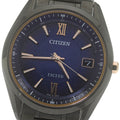 CITIZEN AS7164-99L/H113-T026478 Exceed Cosmic Blue Titanium Technology 50th Anniversary Date Men's Watch Excellent Condition with Box