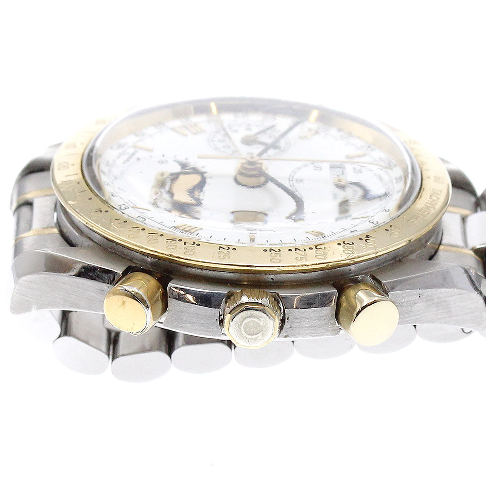 OMEGA 175.0034 Speedmaster Chronograph Triple Calendar YG Bezel Automatic Men's Watch with Warranty