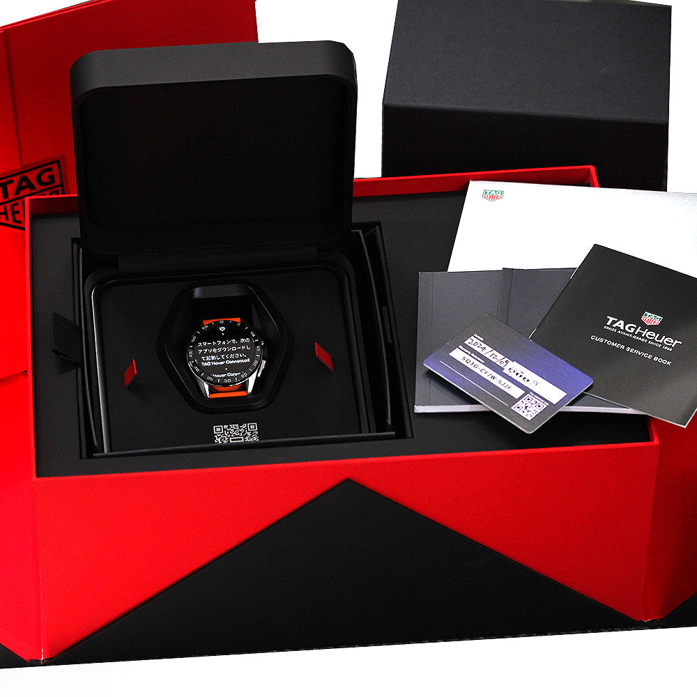 TAG Heuer SBR8A10/BT6259 Connected Caliber E4 Quartz Men's Watch Excellent Condition with Box and Warranty Card