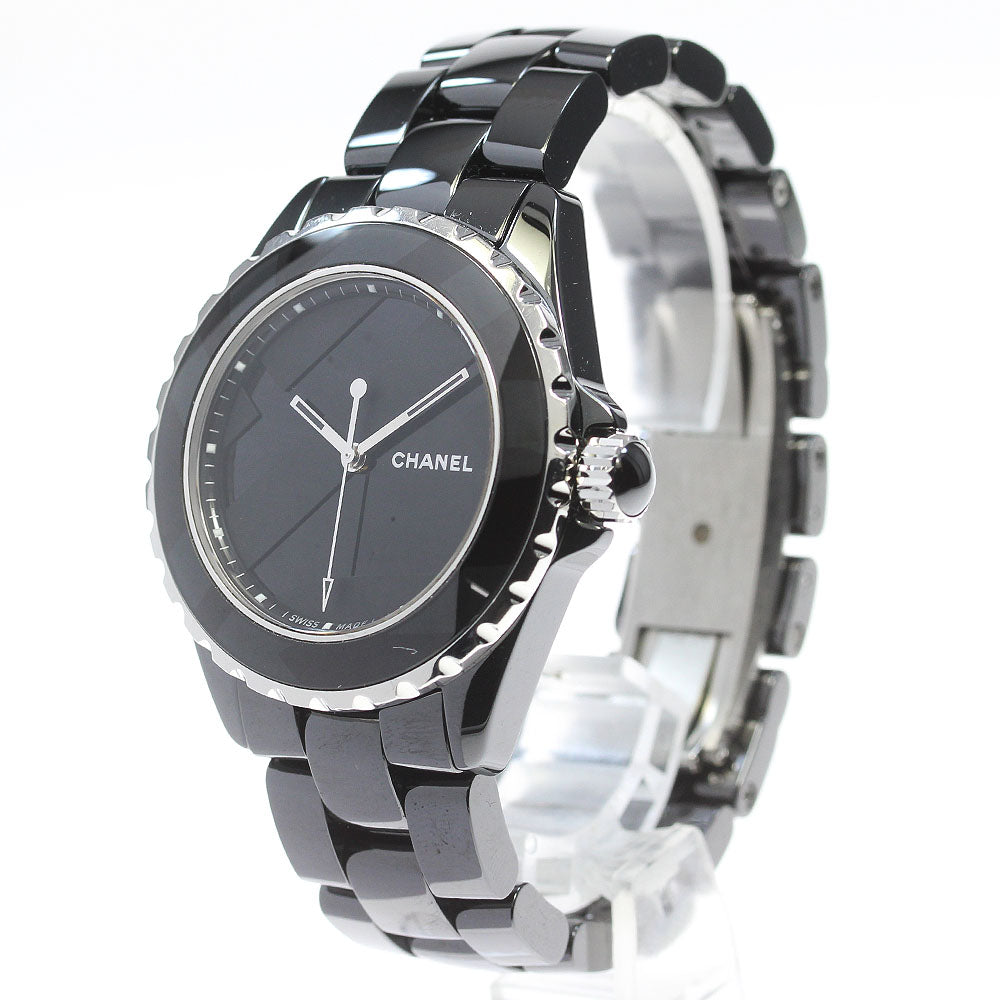 CHANEL H5581 J12 Untitled 38mm Black Ceramic Limited Edition of 1200 Automatic Men's Watch Excellent Condition with Warranty Card