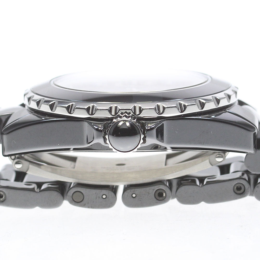CHANEL H5581 J12 Untitled 38mm Black Ceramic Limited Edition of 1200 Automatic Men's Watch Excellent Condition with Warranty Card
