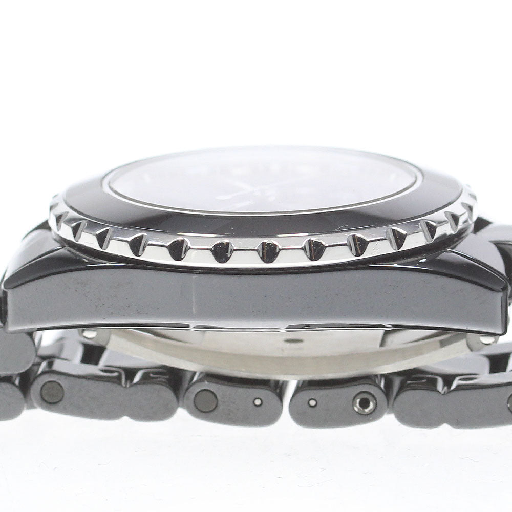 CHANEL H5581 J12 Untitled 38mm Black Ceramic Limited Edition of 1200 Automatic Men's Watch Excellent Condition with Warranty Card