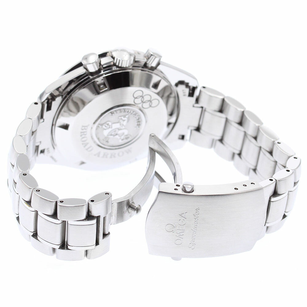 OMEGA 3556.50 Speedmaster Olympic Collection Broad Arrow Automatic Men's Watch (Good Condition)