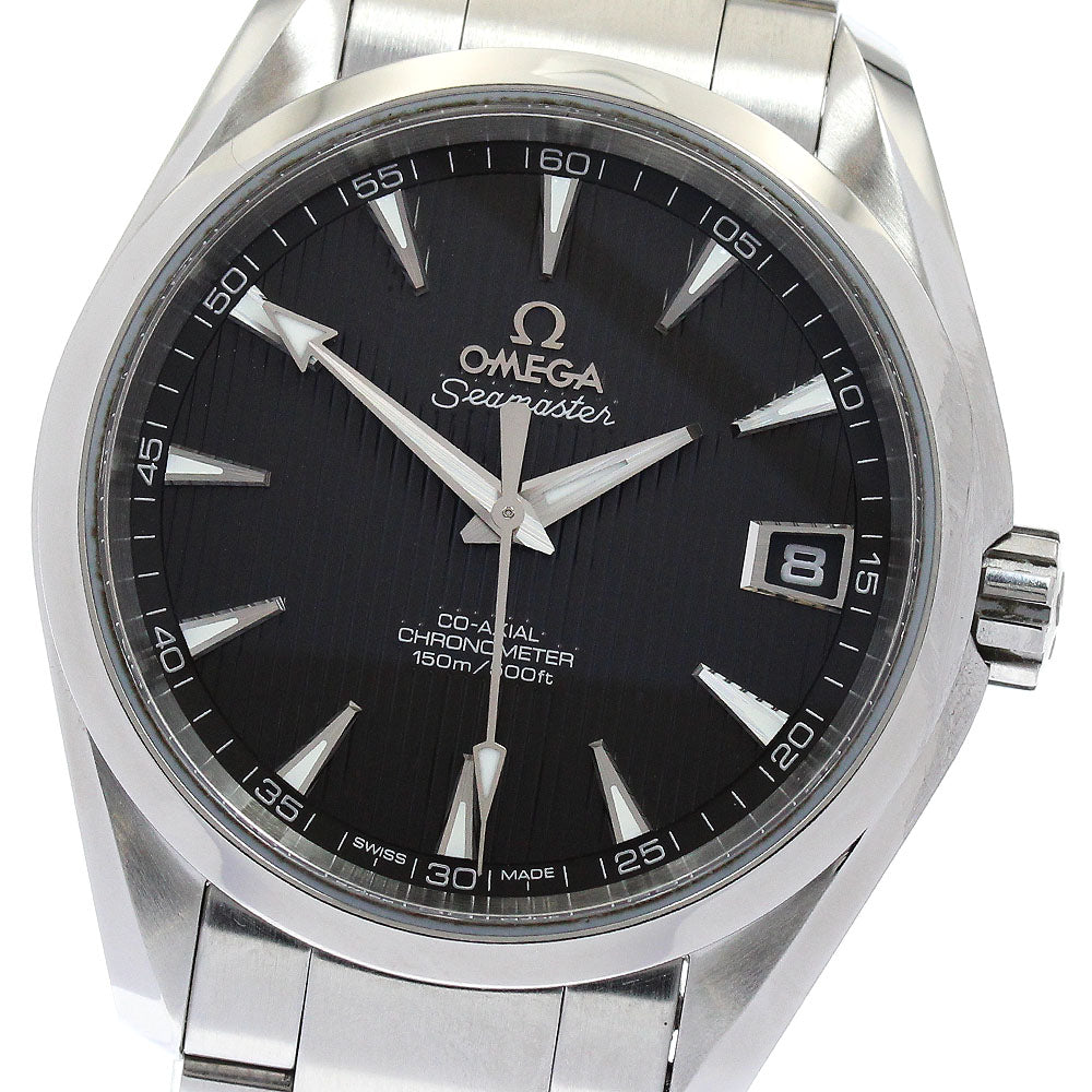 OMEGA 231.10.39.21.06.001 Seamaster Aqua Terra Date Automatic Men's Watch Excellent Condition with Warranty Card