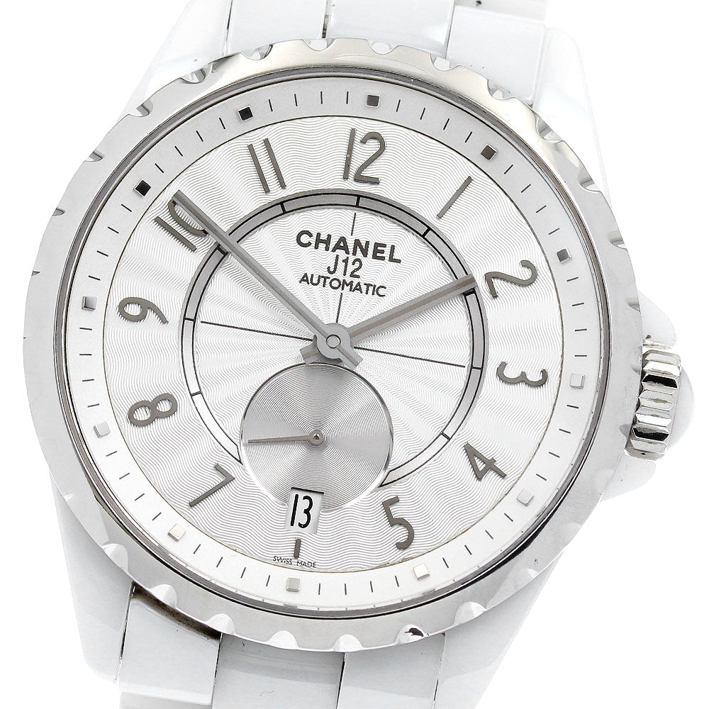 CHANEL H3837 J12 White Ceramic Automatic Watch (Boys' Size)