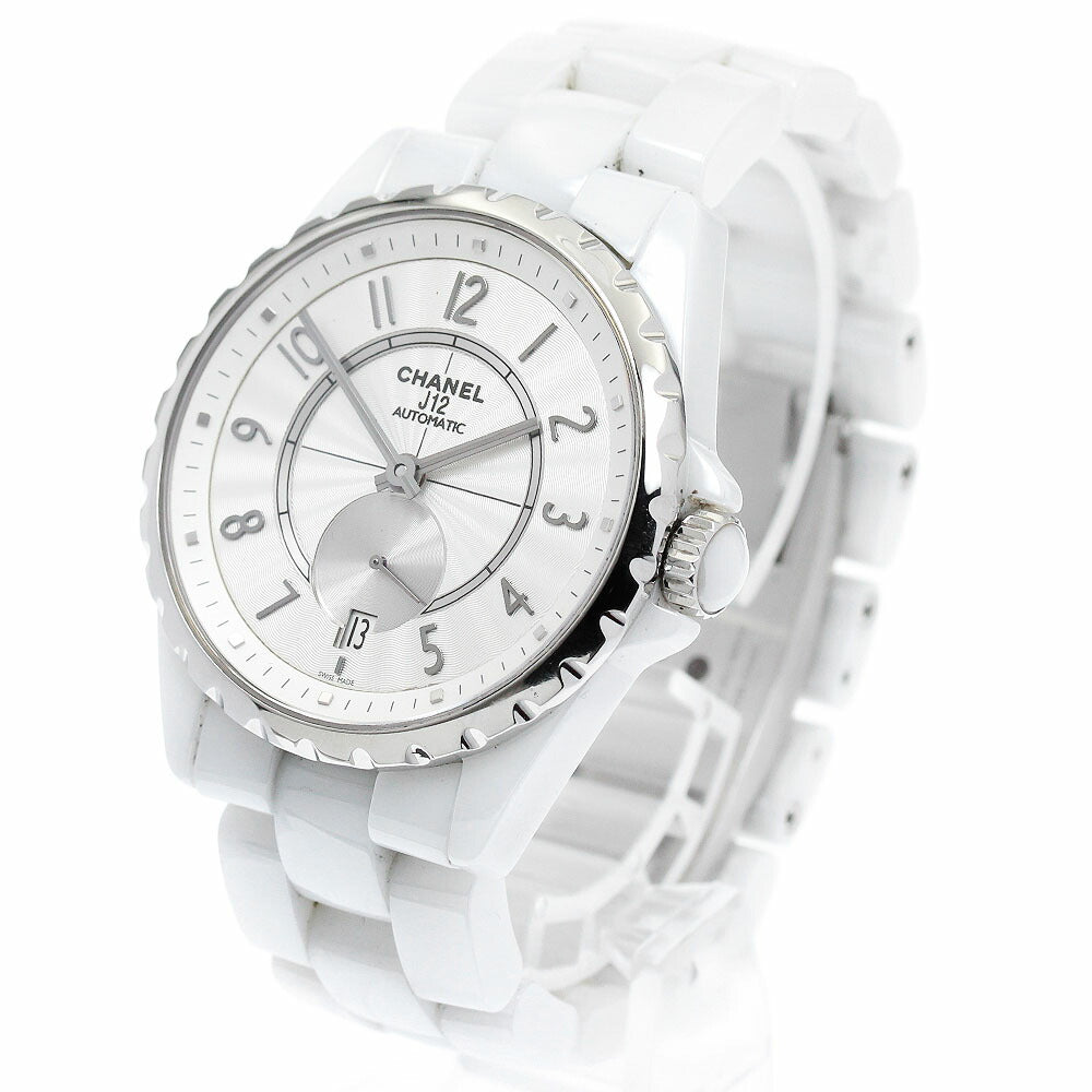 CHANEL H3837 J12 White Ceramic Automatic Watch (Boys' Size)