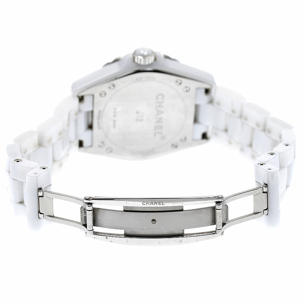 CHANEL H3837 J12 White Ceramic Automatic Watch (Boys' Size)
