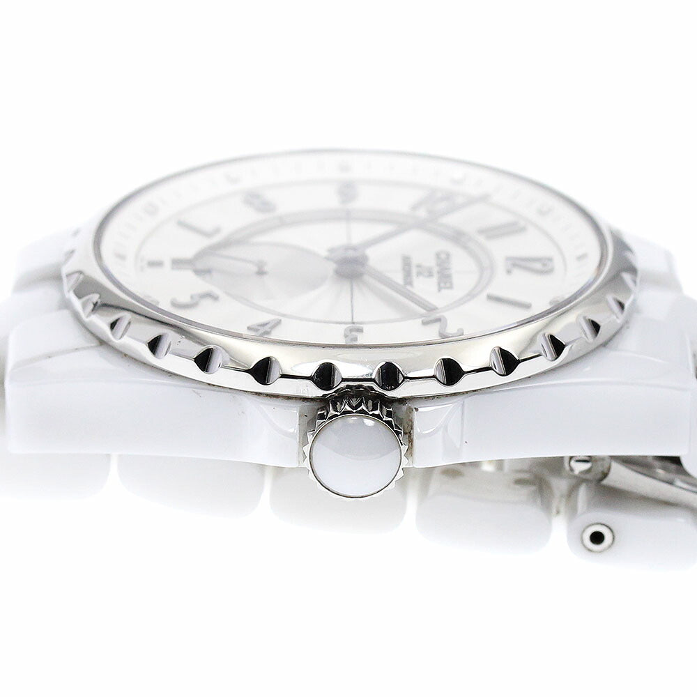 CHANEL H3837 J12 White Ceramic Automatic Watch (Boys' Size)