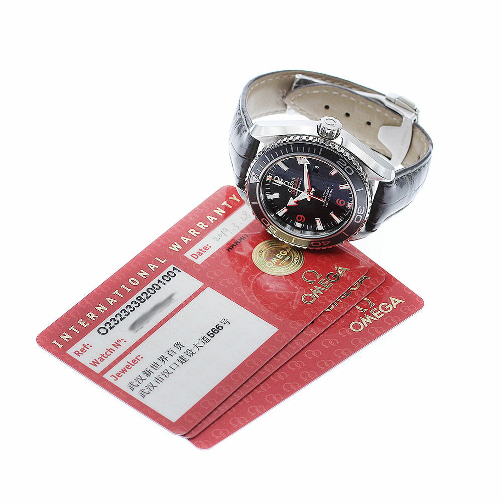 OMEGA 232.33.38.20.01.001 Seamaster Planet Ocean Date Automatic Men's Watch with Warranty