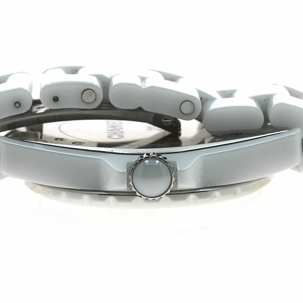 CHANEL H3837 J12 White Ceramic Automatic Boys' Watch Excellent Condition with Warranty Card