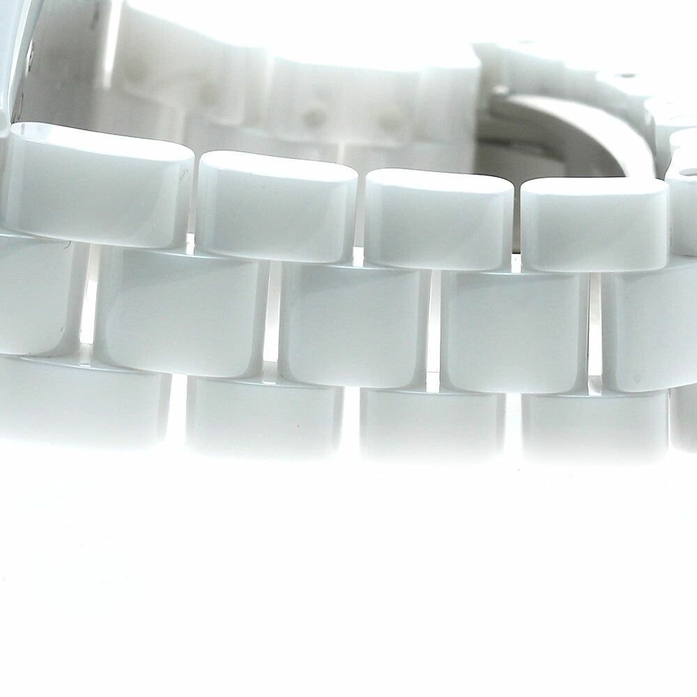 CHANEL H3837 J12 White Ceramic Automatic Boys' Watch Excellent Condition with Warranty Card