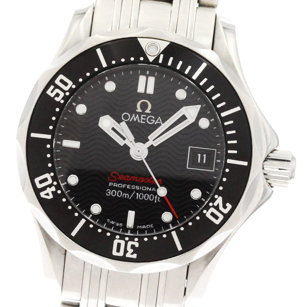 OMEGA 212.30.28.61.01.001 Seamaster 300 Date Quartz Ladies Watch with Warranty Card