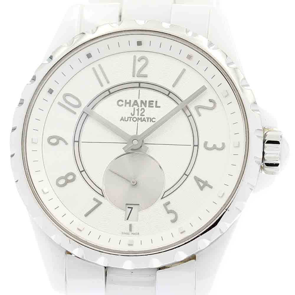 CHANEL H3837 J12 White Ceramic Automatic Watch (Boys' Size)