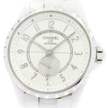 CHANEL H3837 J12 White Ceramic Automatic Watch (Boys' Size)