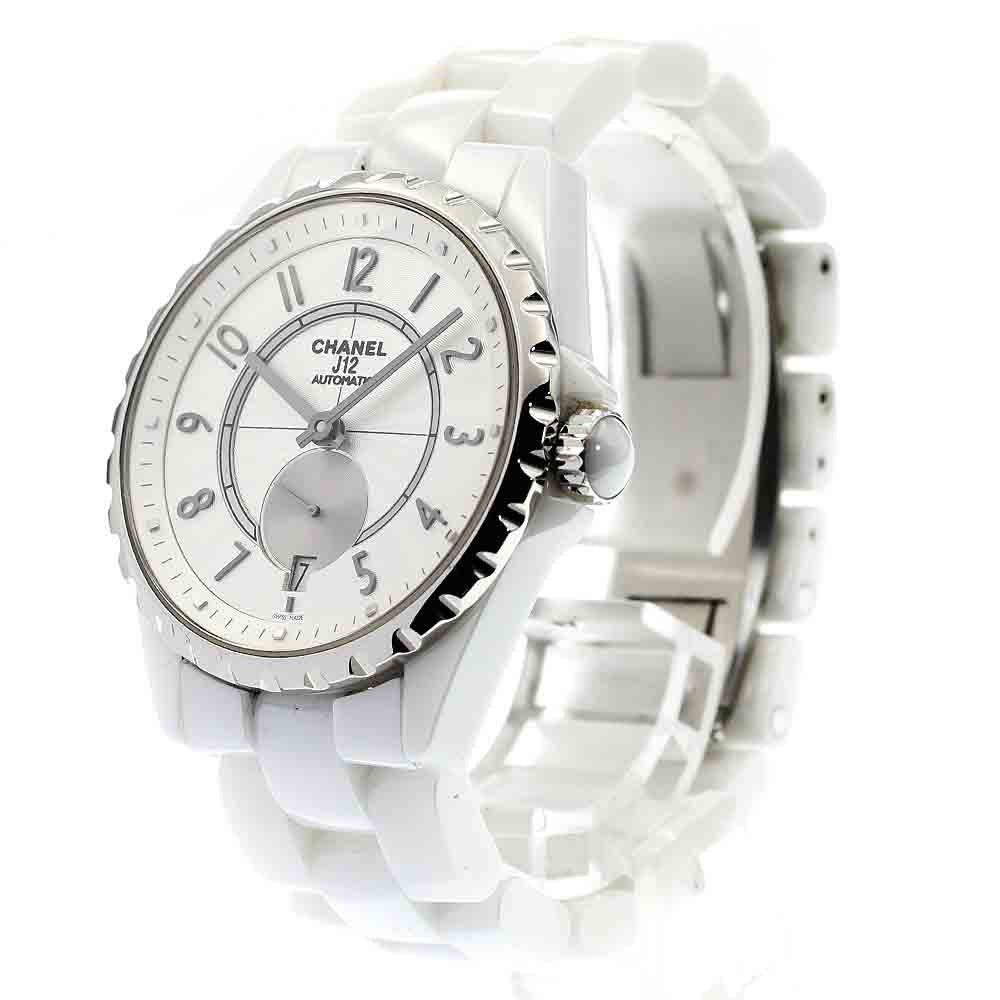 CHANEL H3837 J12 White Ceramic Automatic Watch (Boys' Size)