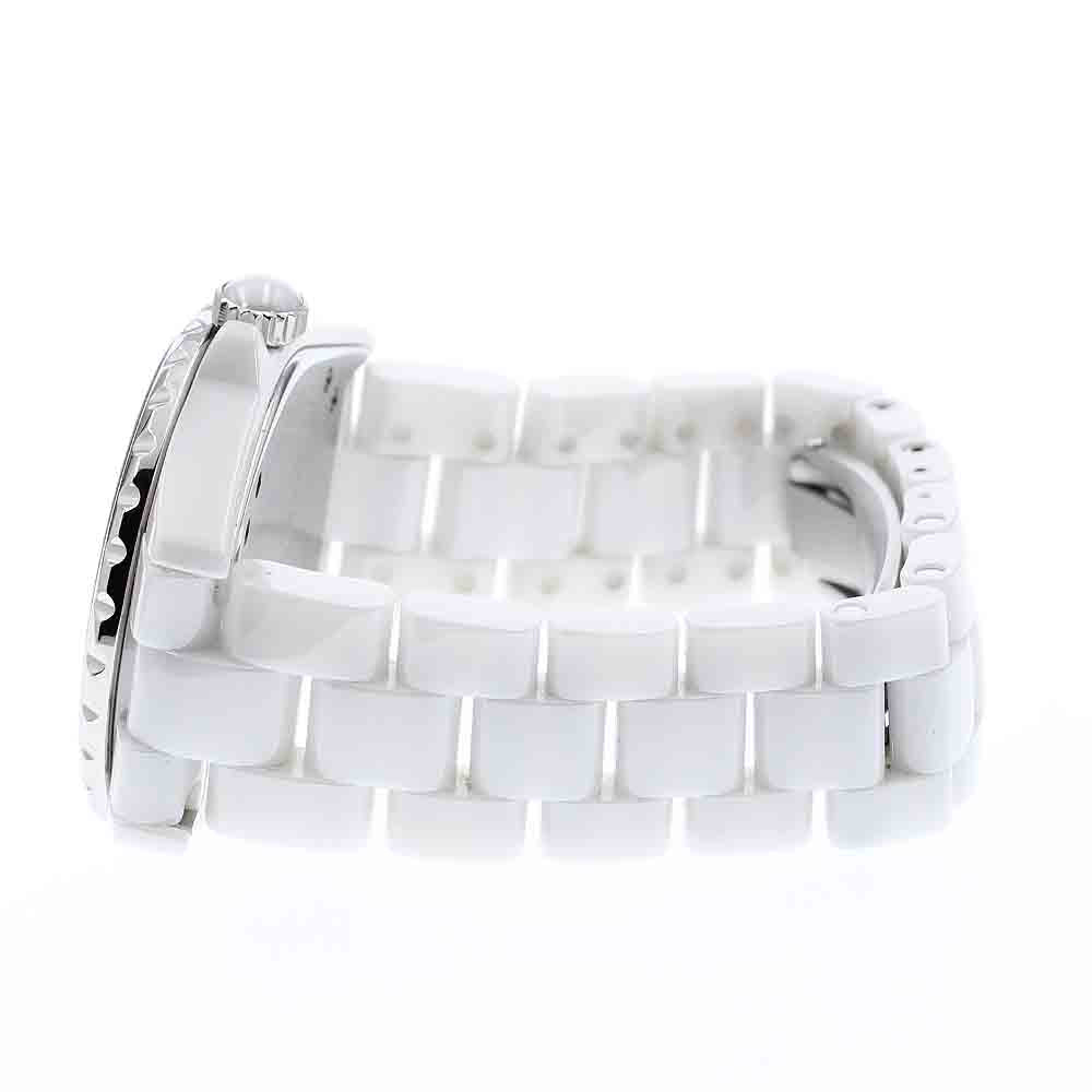 CHANEL H3837 J12 White Ceramic Automatic Watch (Boys' Size)