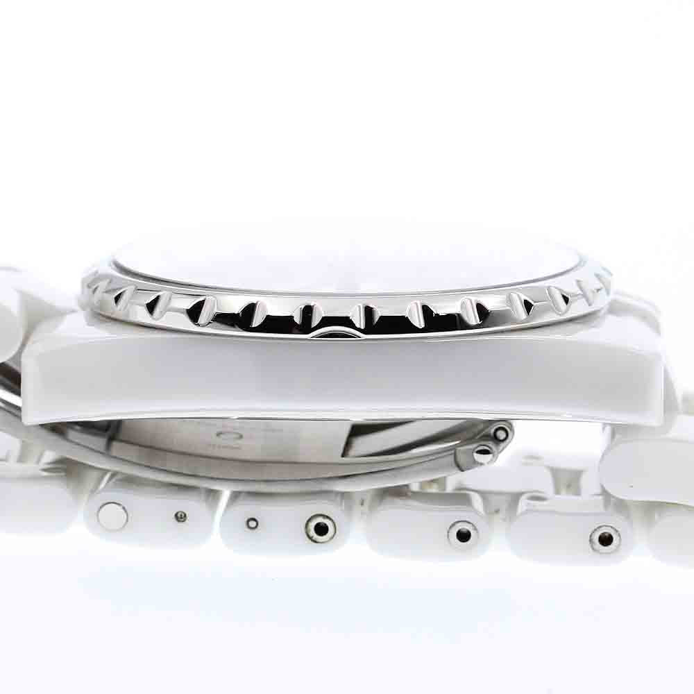 CHANEL H3837 J12 White Ceramic Automatic Watch (Boys' Size)