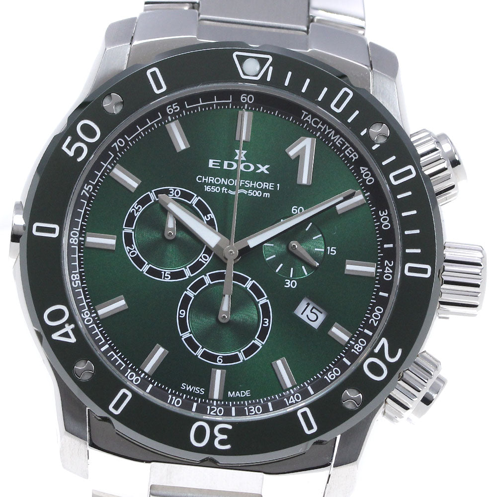 EDOX 10221-3VM5-VIN5 Chrono Offshore 1 Chronograph Quartz Men's Watch Excellent Condition with Box and Warranty.