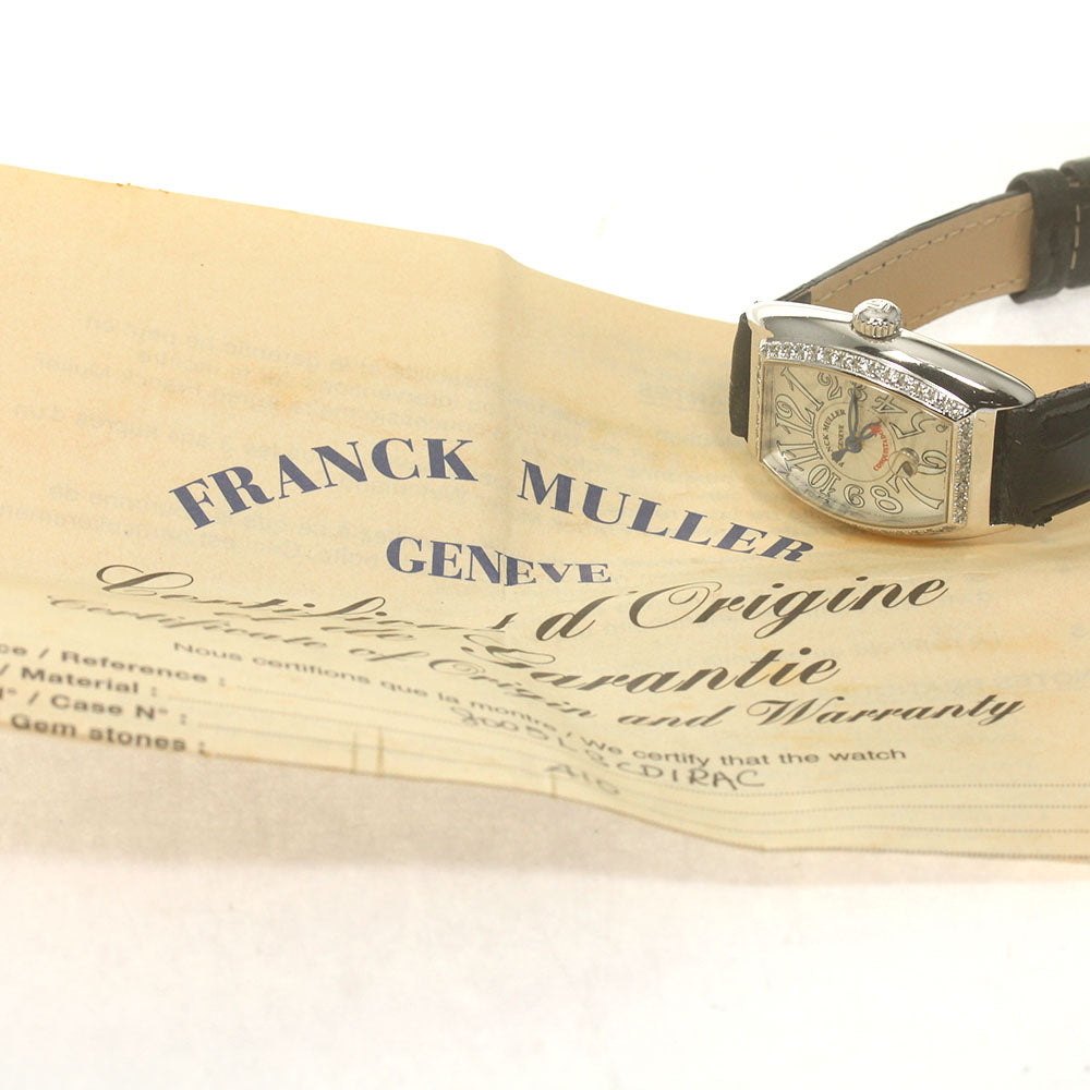 FRANCK MULLER 8005LD1R Conquistador Diamond Bezel Date Automatic Ladies Watch with Warranty
