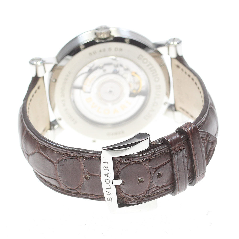 BVLGARI SB42SDR Sotirio Retrograde Automatic Men's Watch (Good Condition)