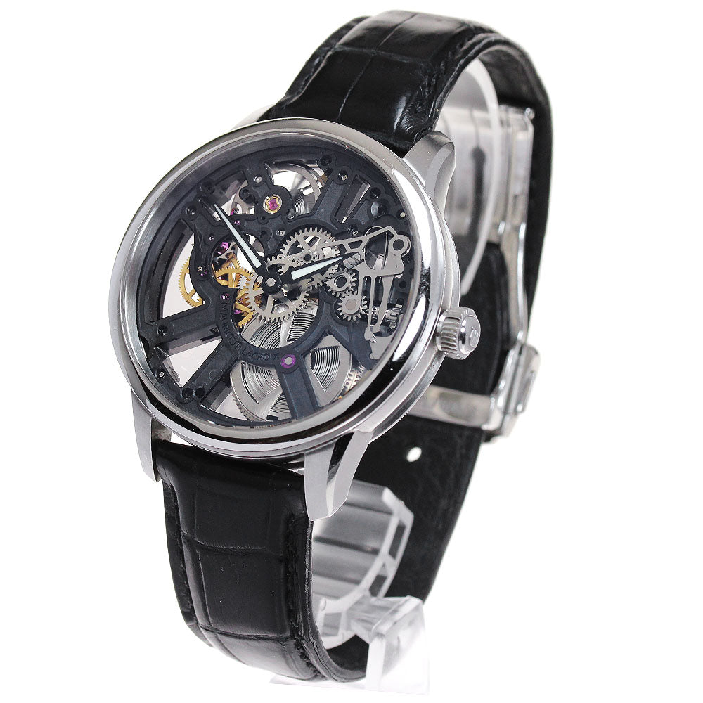 MAURICE LACROIX MP7228-SS001-000 Masterpiece Skeleton Automatic Men's Watch with Warranty