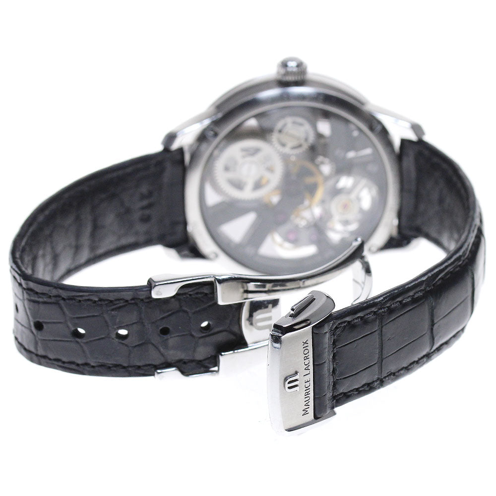 MAURICE LACROIX MP7228-SS001-000 Masterpiece Skeleton Automatic Men's Watch with Warranty