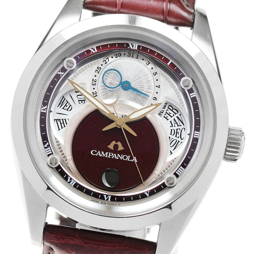 CITIZEN BU0040-06W/8730-T025242 Campanola Deep Crimson Solar Men's Watch with Box and Warranty