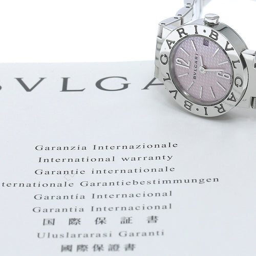 BVLGARI BB23SS Bulgari Date Quartz Ladies Watch with Warranty