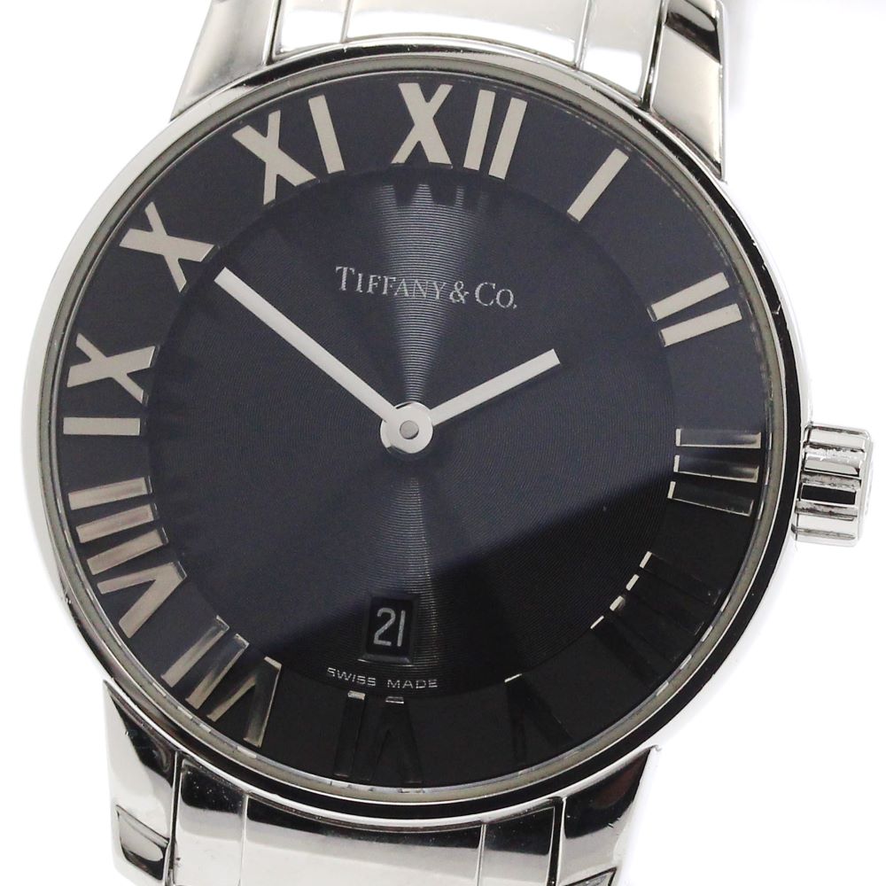 TIFFANY&Co. Atlas Dome Date Quartz Ladies Watch with Warranty