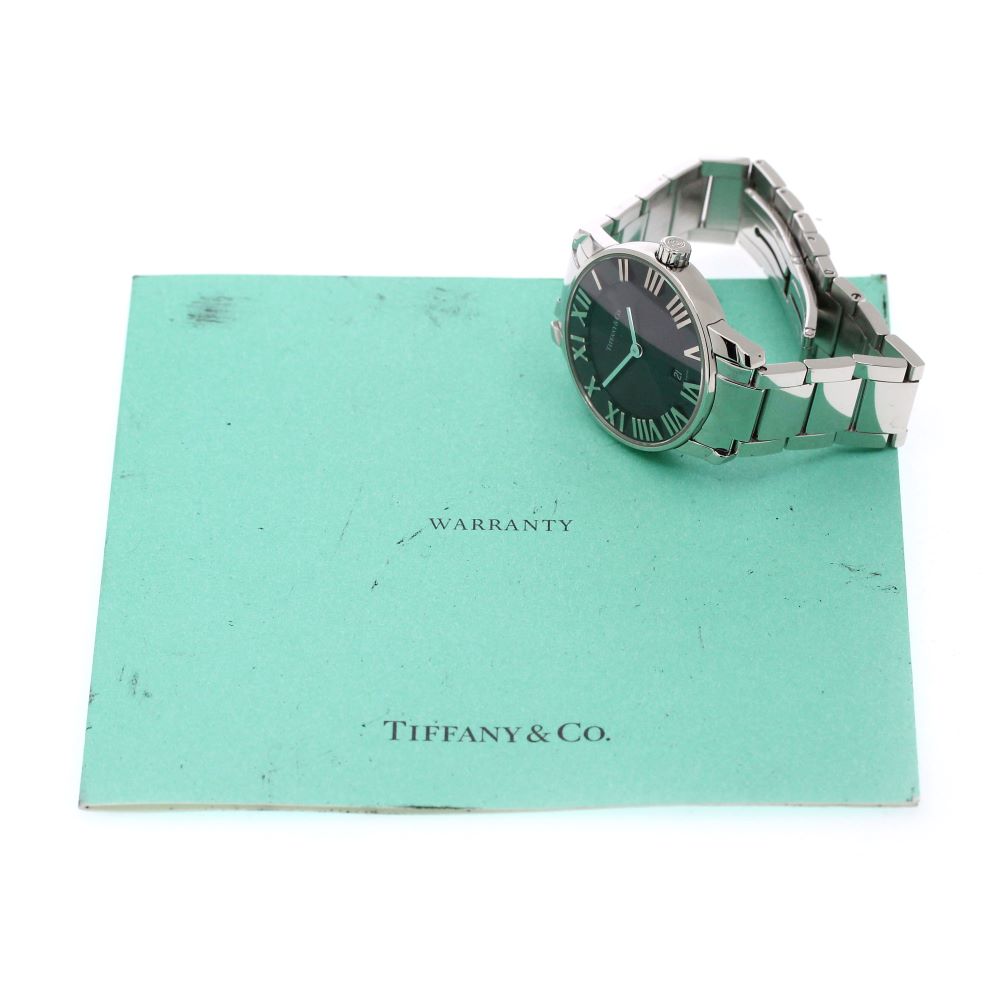 TIFFANY&Co. Atlas Dome Date Quartz Ladies Watch with Warranty