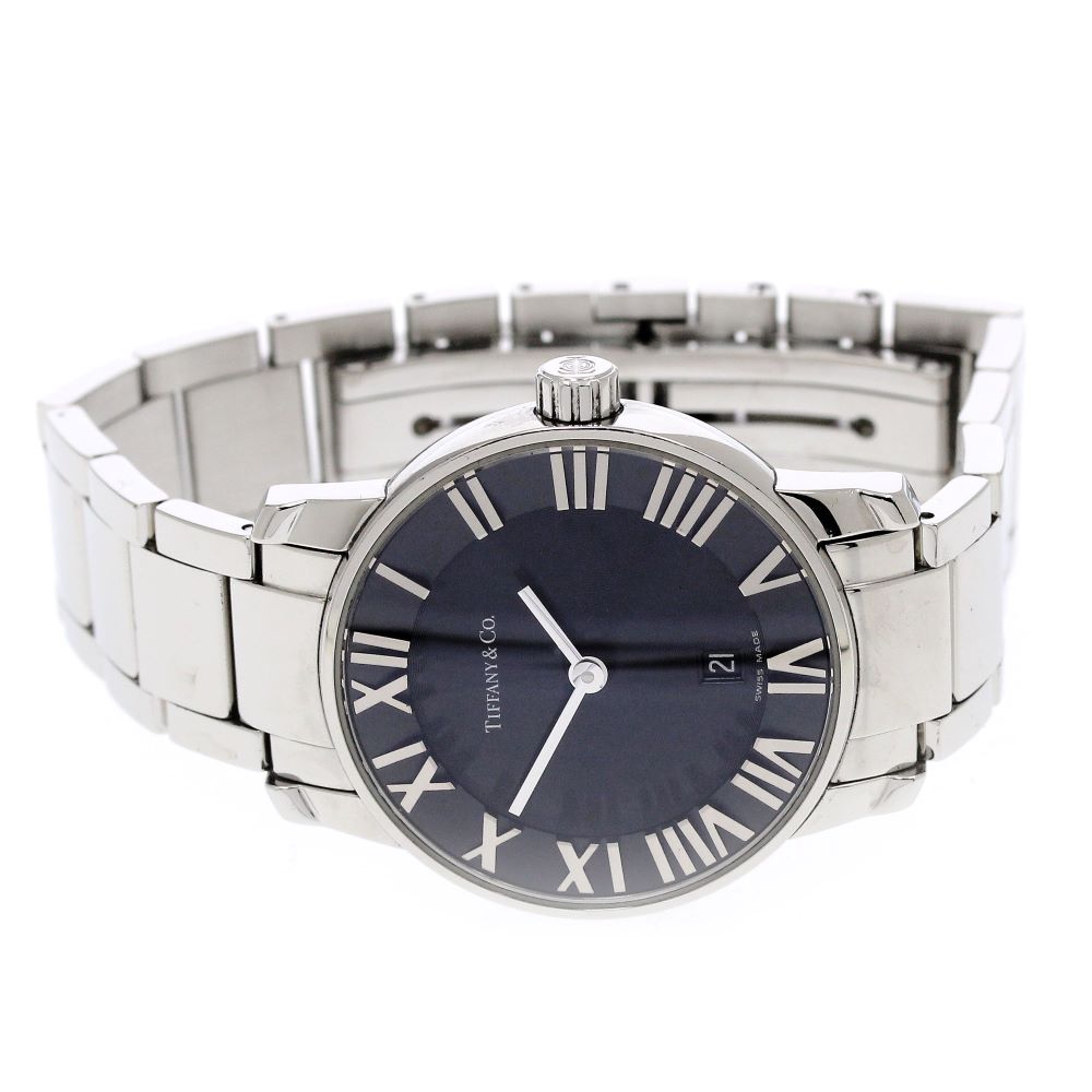 TIFFANY&Co. Atlas Dome Date Quartz Ladies Watch with Warranty