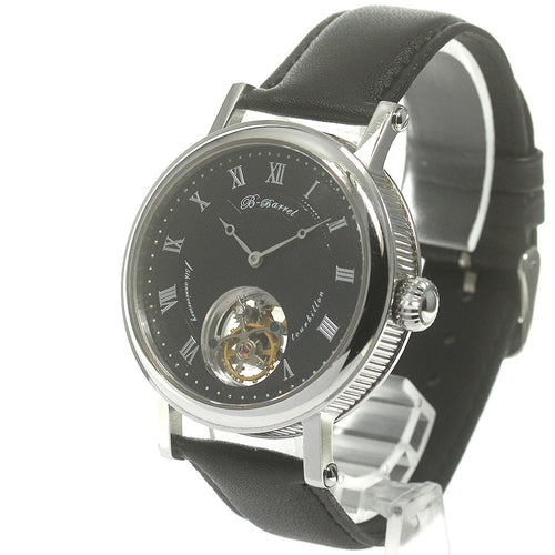 B-BARREL Tourbillon Skeleton Caseback Manual Winding Men's Watch