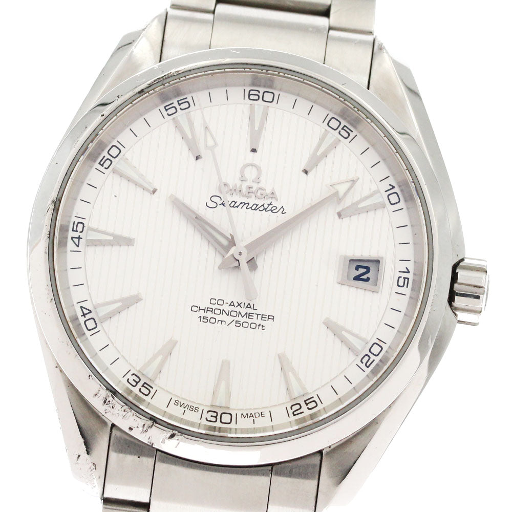 OMEGA 231.10.42.21.02.001 Seamaster Aqua Terra Date Co-Axial Automatic Men's Watch with Warranty Card