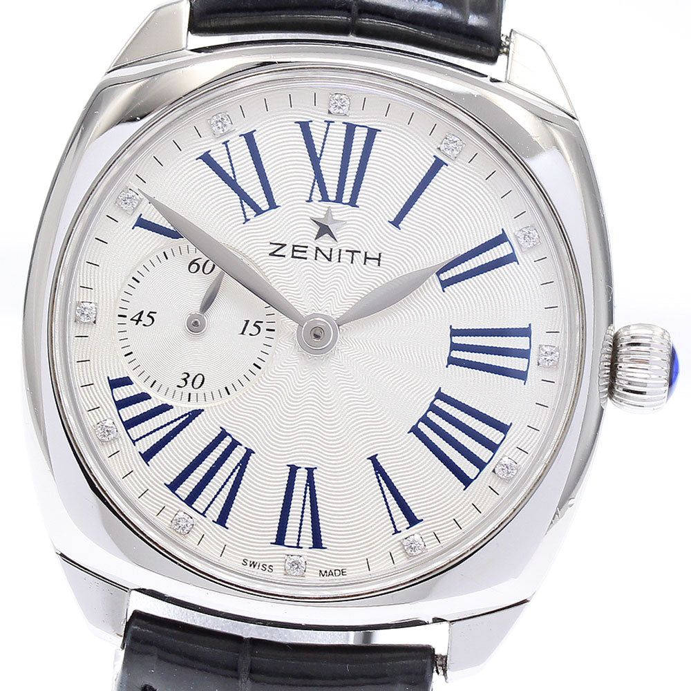 ZENITH 03.1970.681 Heritage Star 12-Diamond Automatic Ladies Watch with Box and Warranty.