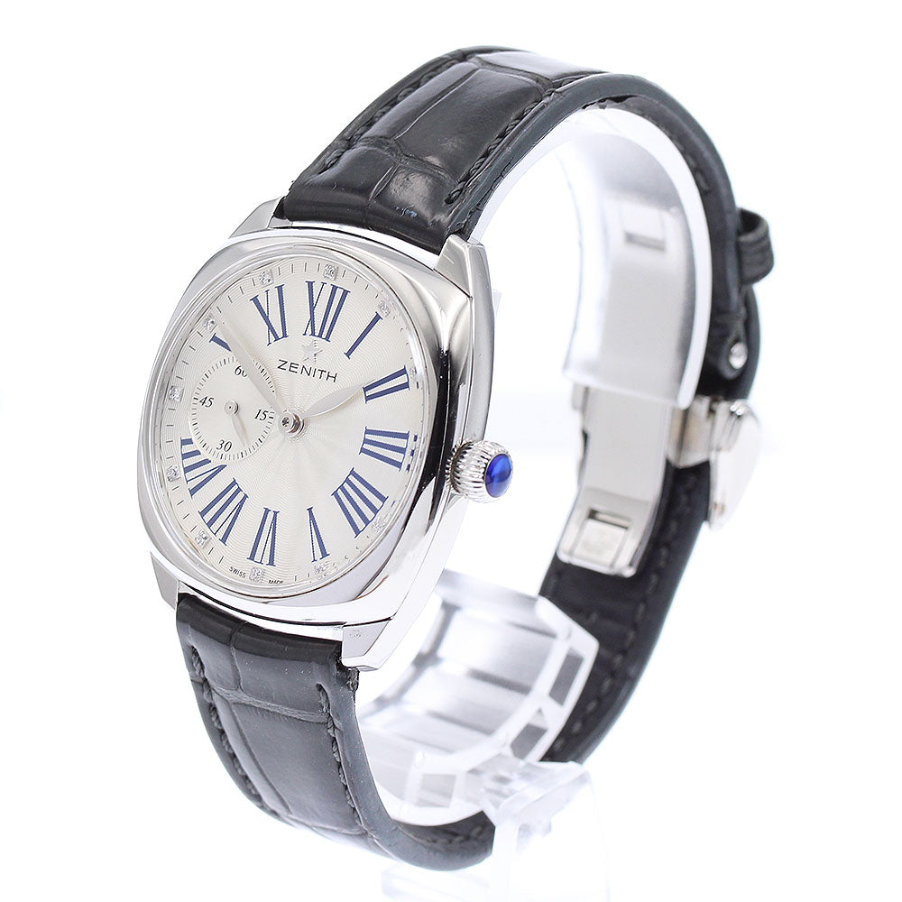 ZENITH 03.1970.681 Heritage Star 12-Diamond Automatic Ladies Watch with Box and Warranty.