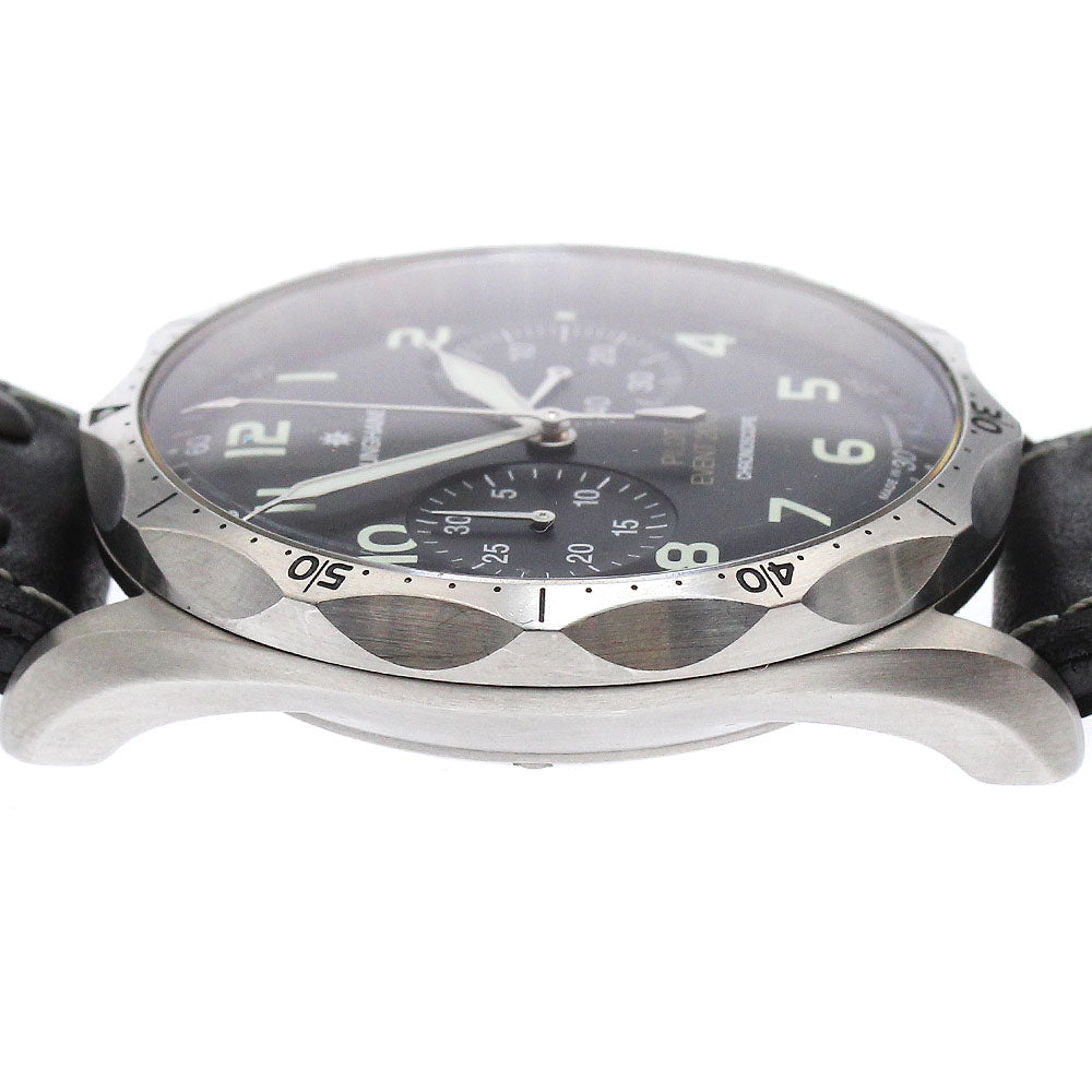 JUNGHANS 027/3592.00 Meister Pilot Chronograph Automatic Men's Watch (Good Condition)