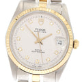 TUDOR 74033 Prince Date 10P Diamond Yellow Gold Combination Caliber 2824-2 Automatic Men's Watch - Excellent Condition