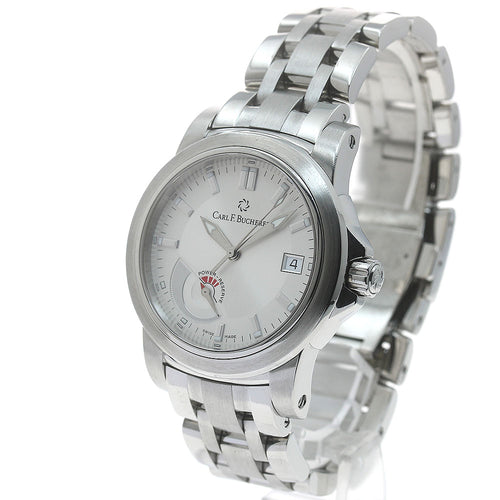CARL F.BUCHERER 10616.08A Patravi Power Reserve Date Automatic Men's Watch (Good Condition)