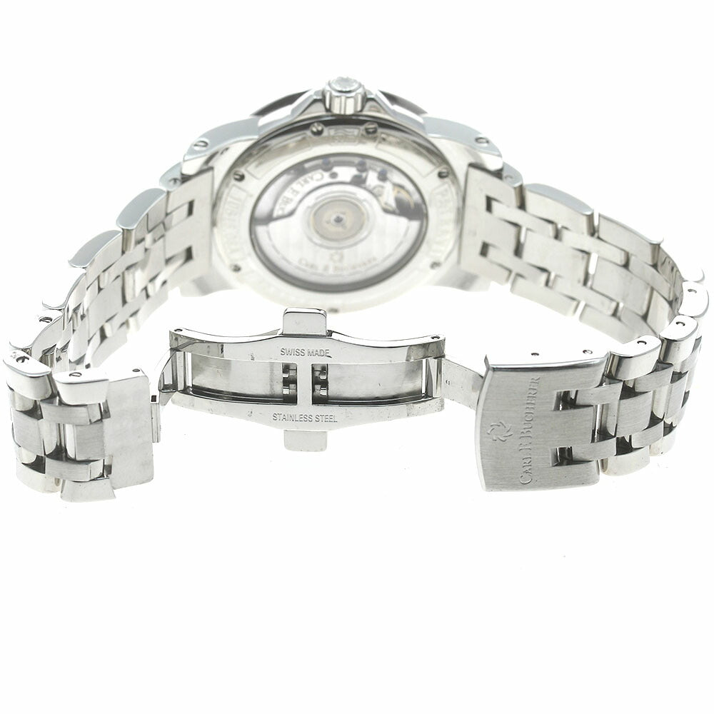CARL F.BUCHERER 10616.08A Patravi Power Reserve Date Automatic Men's Watch (Good Condition)