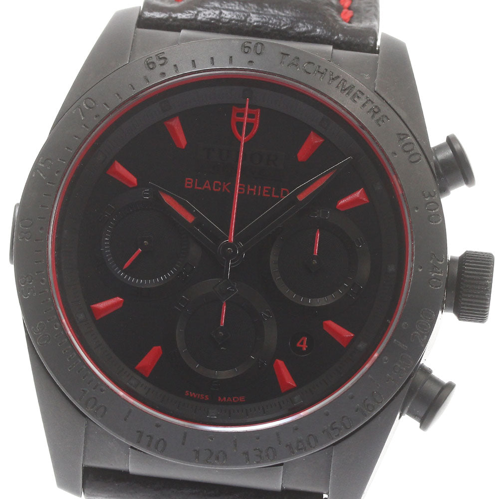 TUDOR 42000C Fastrider Black Shield Chronograph Automatic Men's Watch (Good Condition)