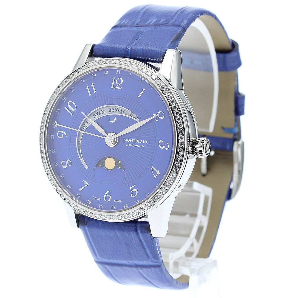 MONTBLANC 113826 Boheme Moon Garden Diamond Bezel Automatic Boys' Watch (Good Condition)