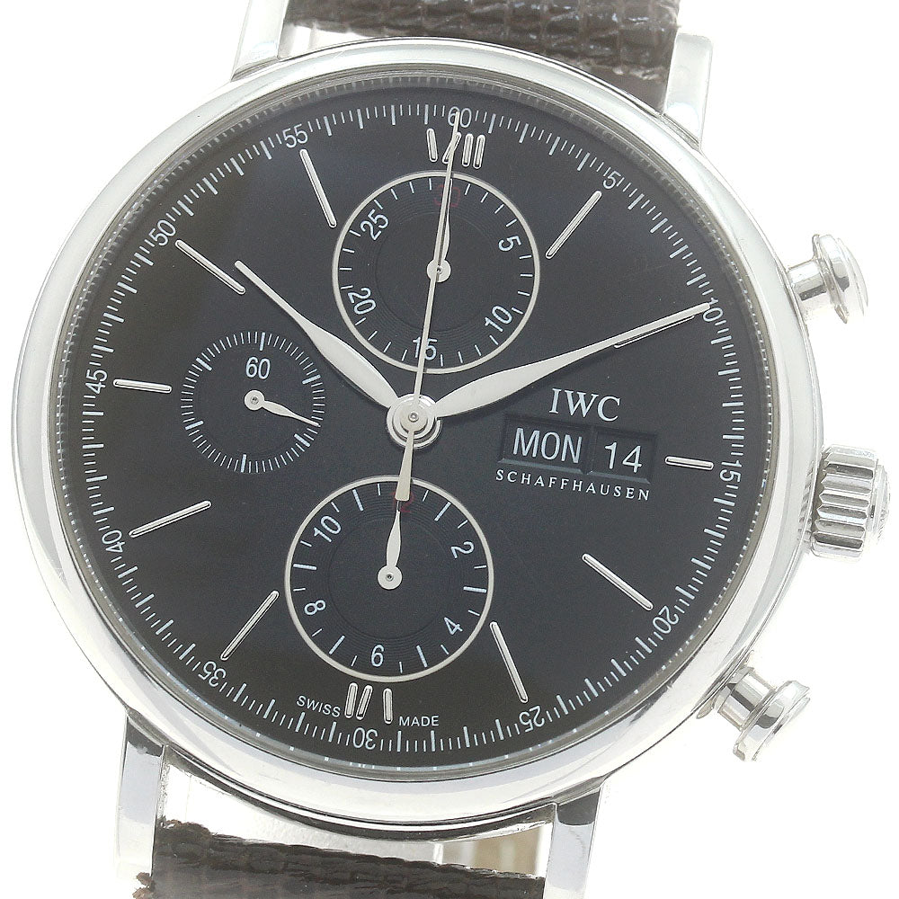 IWC SCHAFFHAUSEN IW391002 Portofino Chronograph Day-Date Automatic Men's Watch