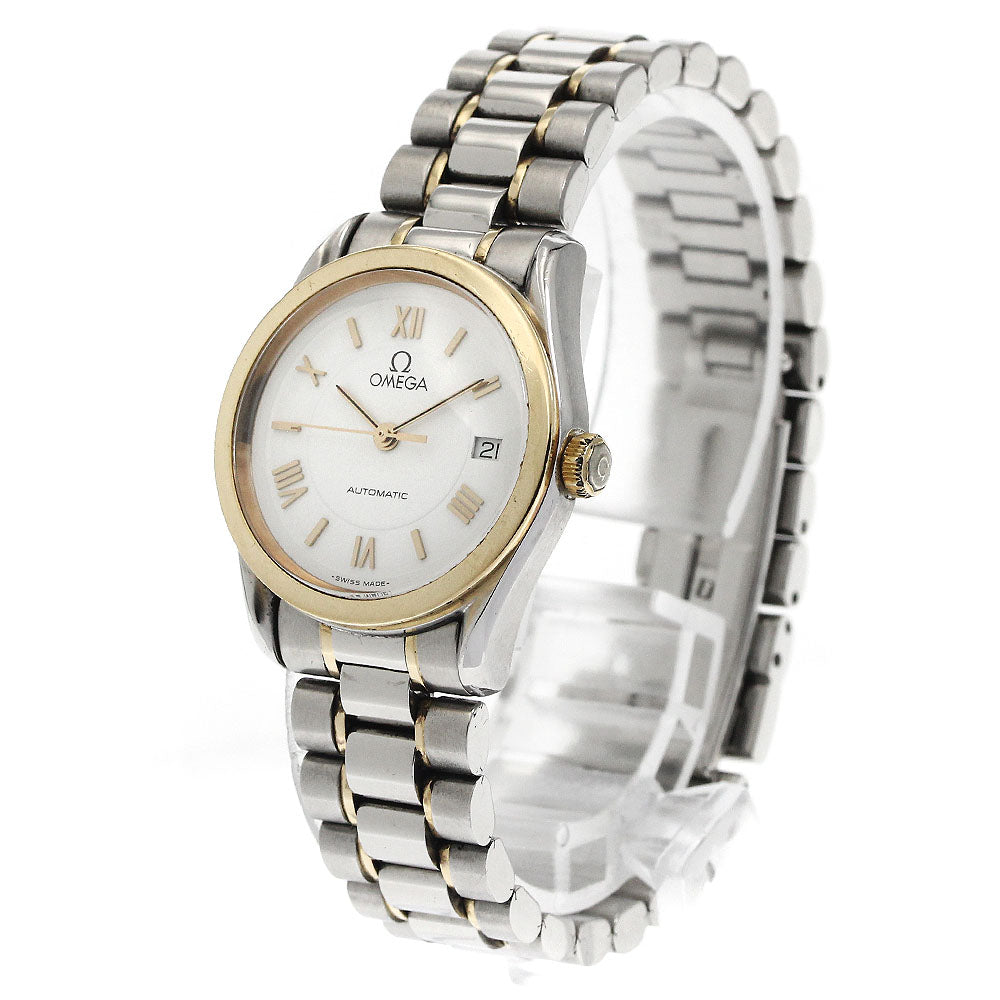 OMEGA 3371.20 Classic YG Combination Date Automatic Ladies Watch