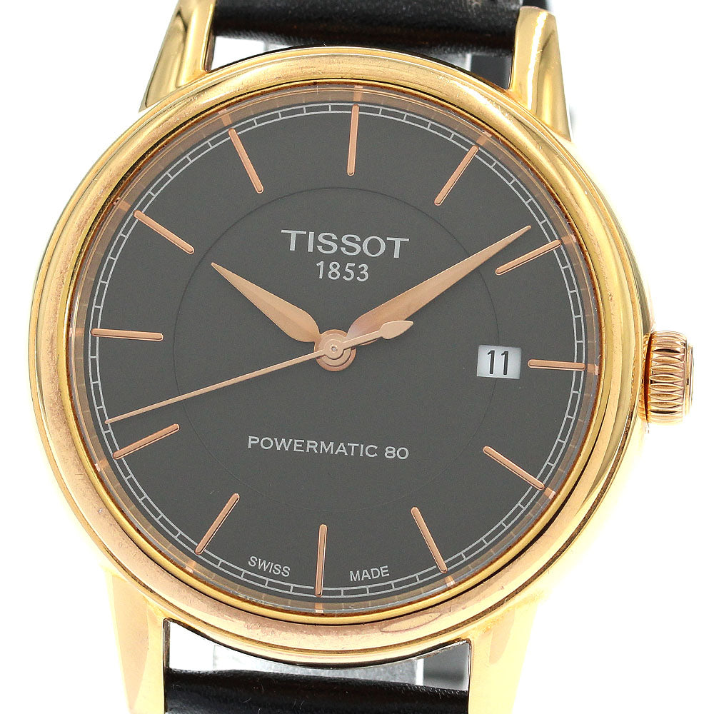 TISSOT T0854073606100 Powermatic 80 Date Automatic Men's Watch with Box and Warranty Card