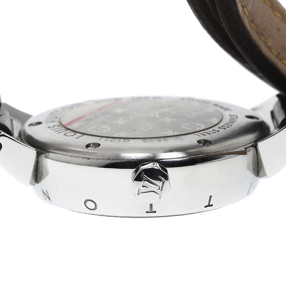LOUIS VUITTON Q1211 Tambour Date Quartz Ladies Watch