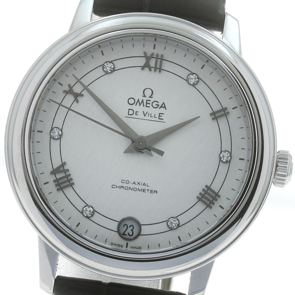 OMEGA 424.13.33.20.52.002 De Ville Prestige Automatic Ladies' Watch Excellent Condition with Box and Warranty Card.