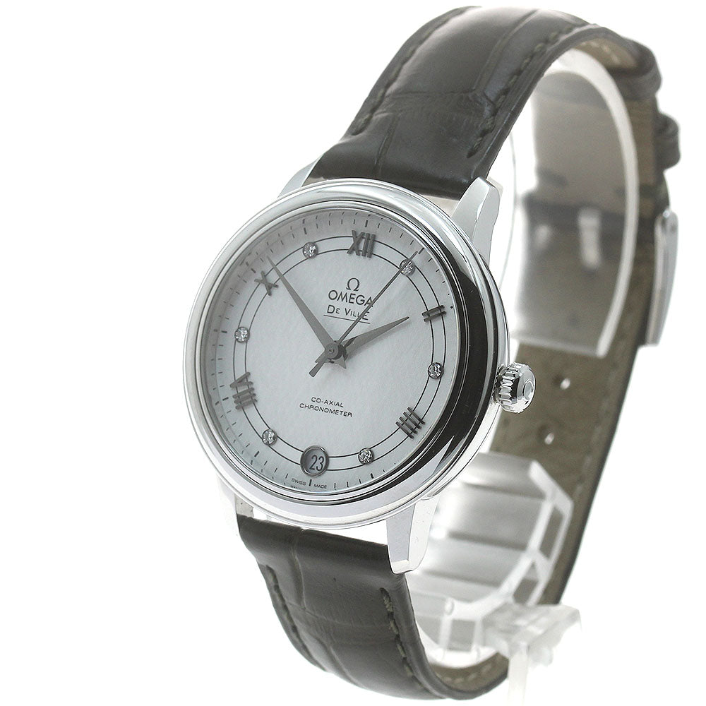OMEGA 424.13.33.20.52.002 De Ville Prestige Automatic Ladies' Watch Excellent Condition with Box and Warranty Card.