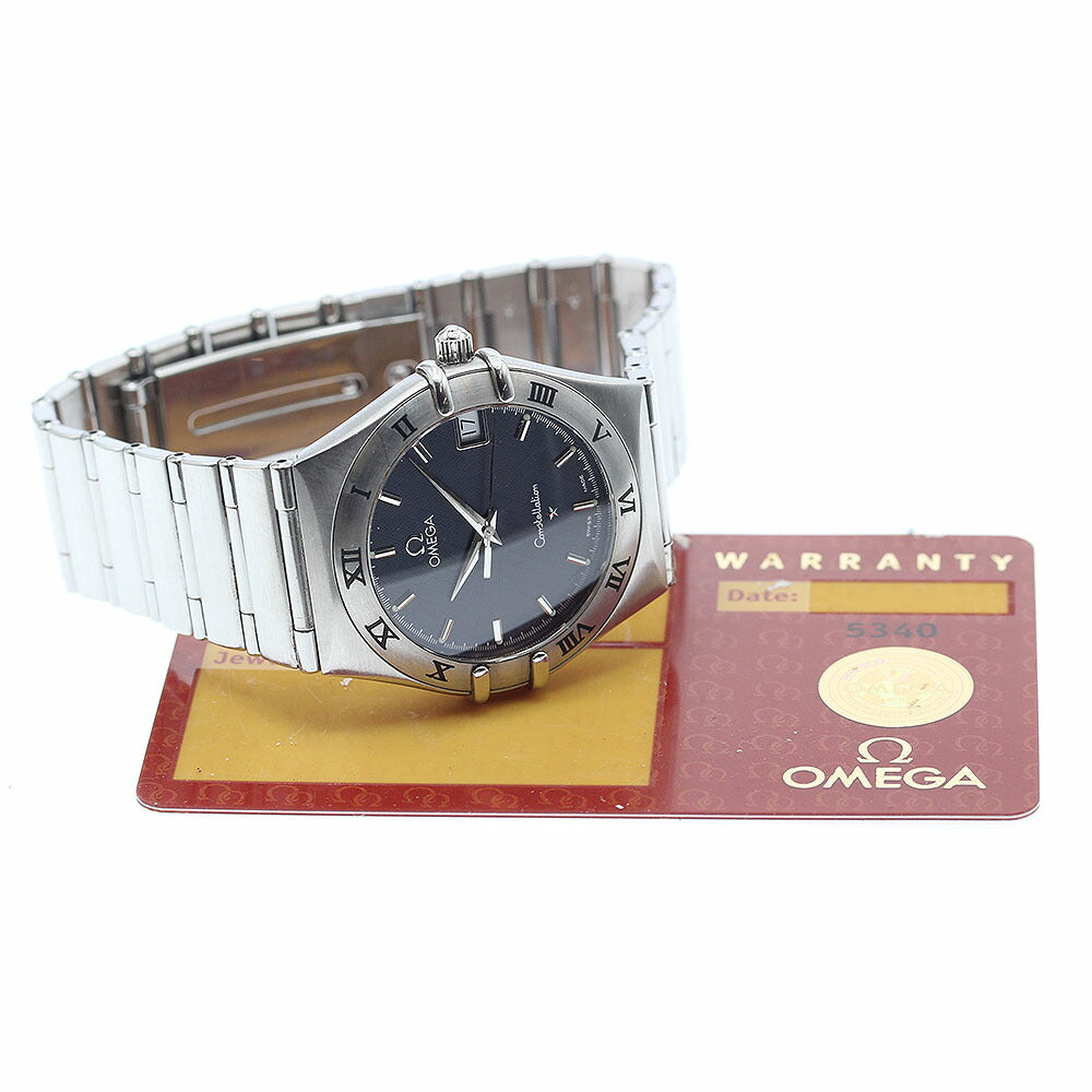 OMEGA 1512.40 Constellation Date Quartz Men's Watch with Warranty Card