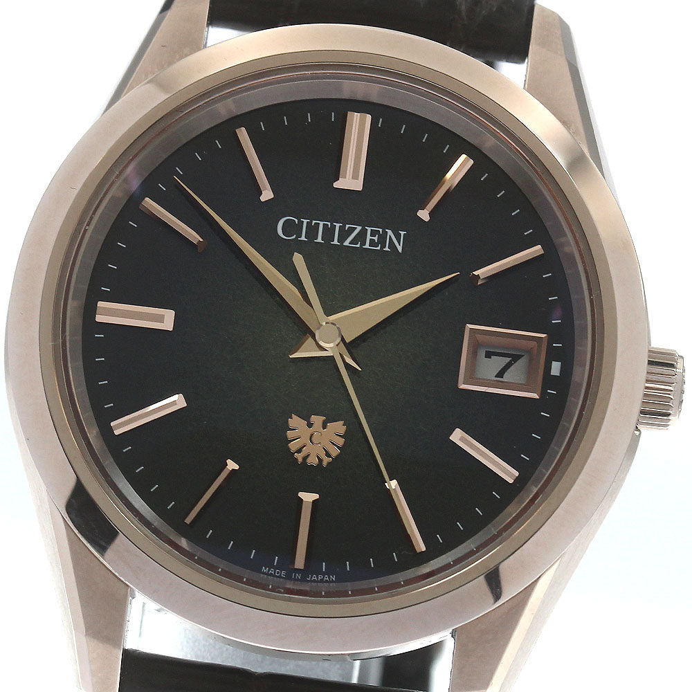 CITIZEN AQ4106-00W/A050-A1CT406 The Golden Eagle Eco-Drive Solar Men's Watch Excellent Condition with Box and Warranty.