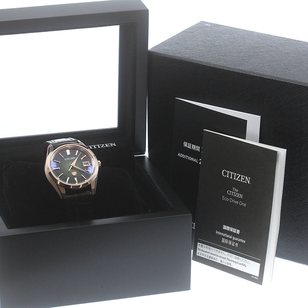 CITIZEN AQ4106-00W/A050-A1CT406 The Golden Eagle Eco-Drive Solar Men's Watch Excellent Condition with Box and Warranty.
